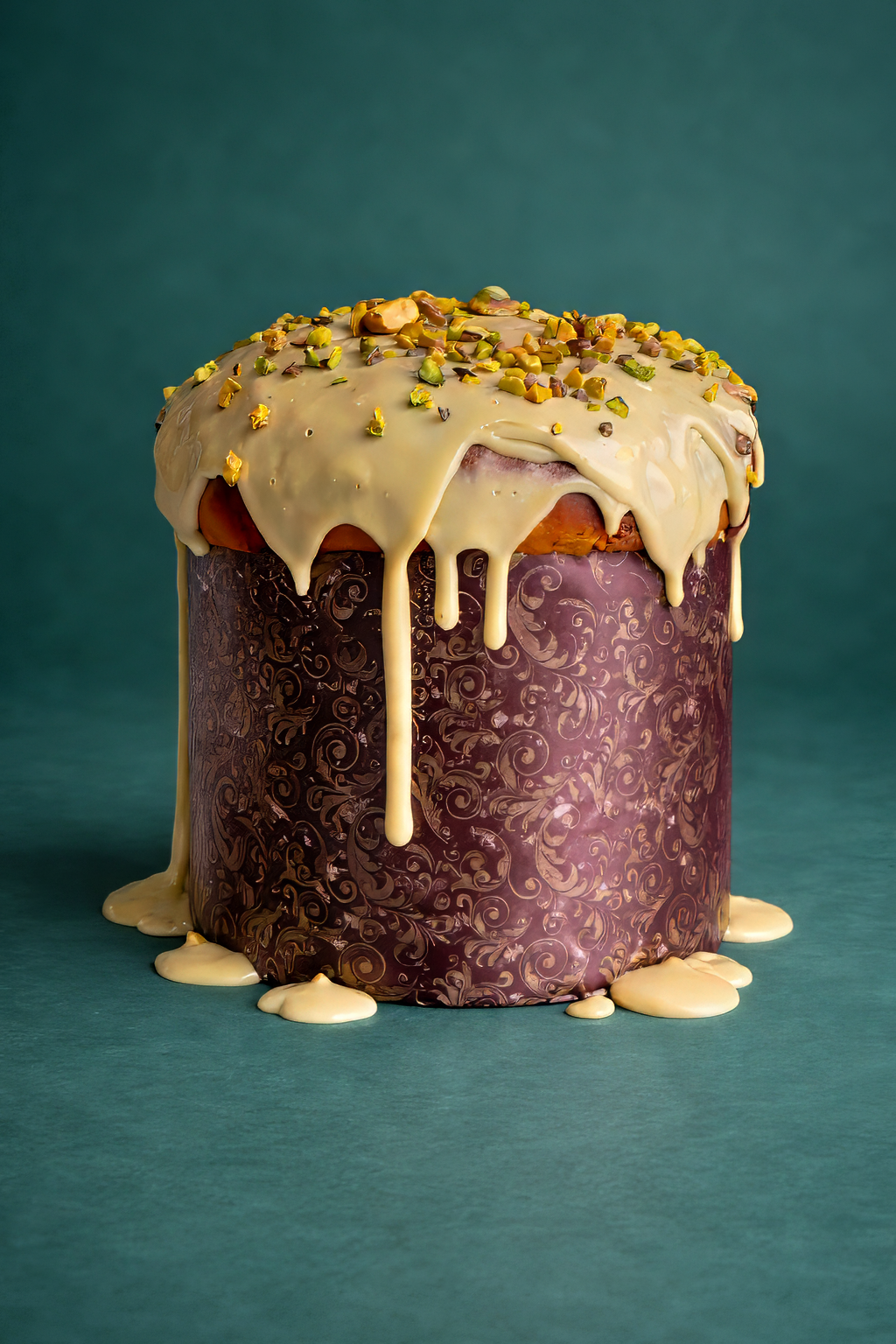 პასკა ფისტის შიგთავსით და მინანქრით